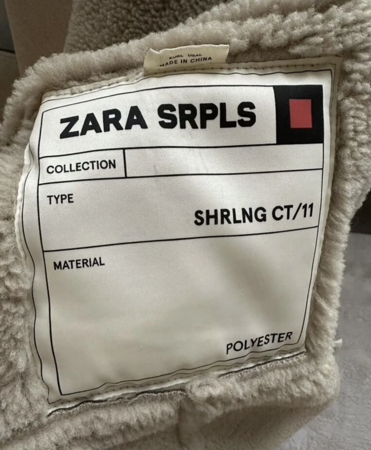 Дубленка Zara женская L - миниатюра 3