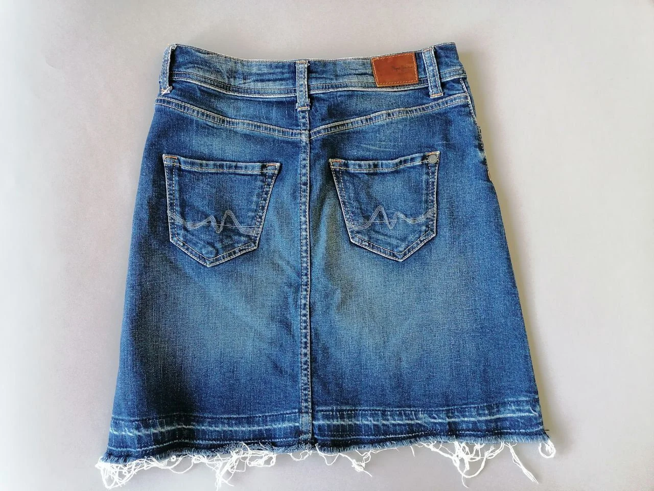 Джинсовая юбка женская короткая pepe jeans 40 xs - миниатюра 2