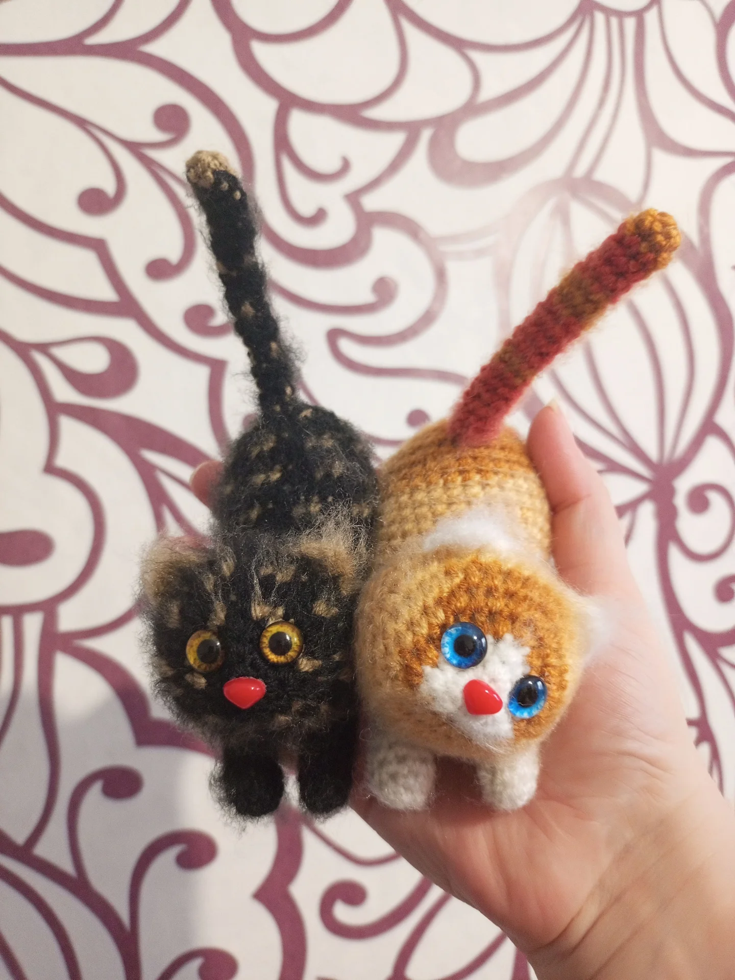 Вязаные игрушки котики - миниатюра 3