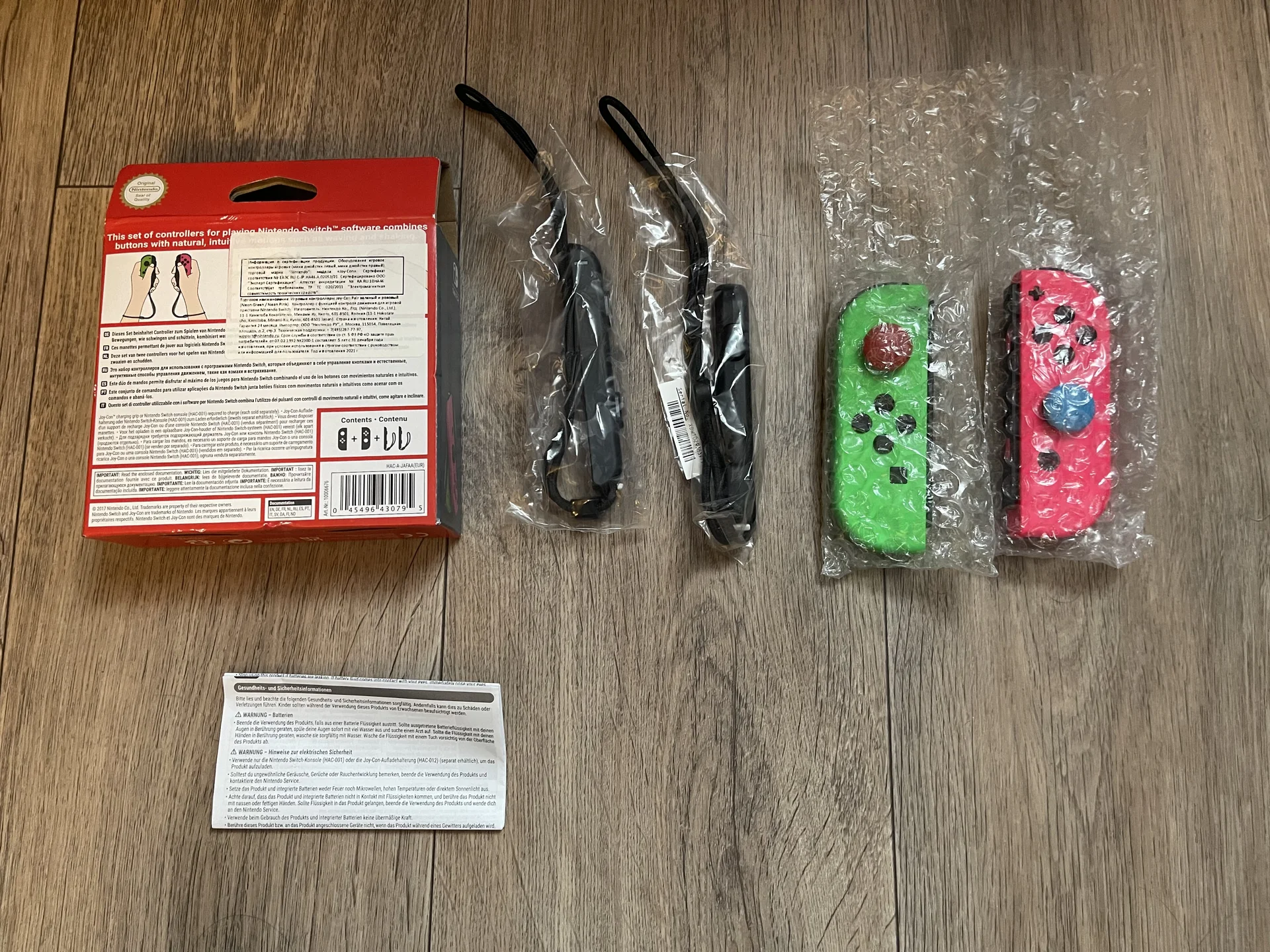 Новые оригинальные Joy-Con Neon Green/Pink💚🩷 - миниатюра 2