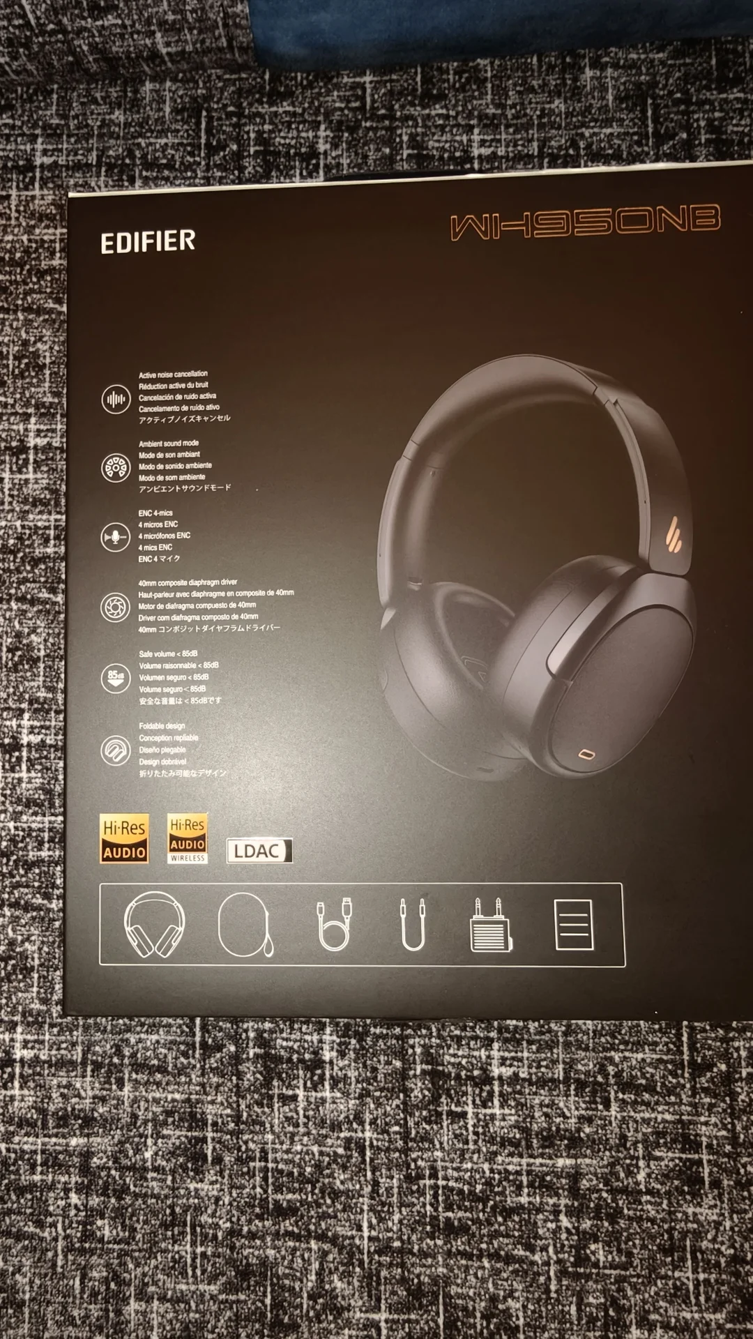 Наушники Edifier WH950NB - миниатюра 2