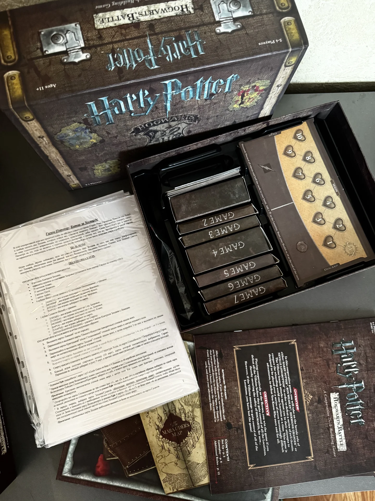 Harry Potter Hogwarts Battle настольная игра - миниатюра 4