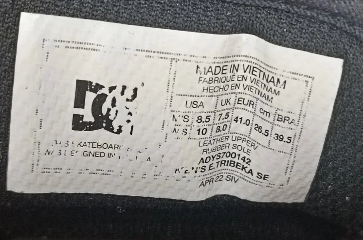 Кроссовки DC shoes E.tribeka SE 41 р - миниатюра 4