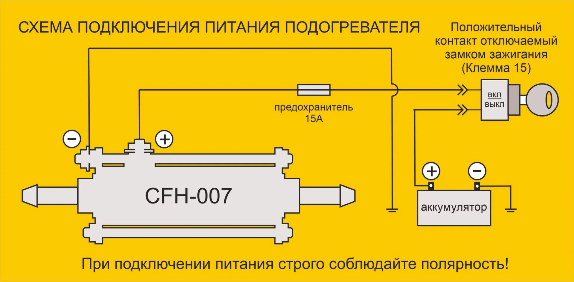 Подогреватели дизтоплива электрические CFH-007 - миниатюра 7