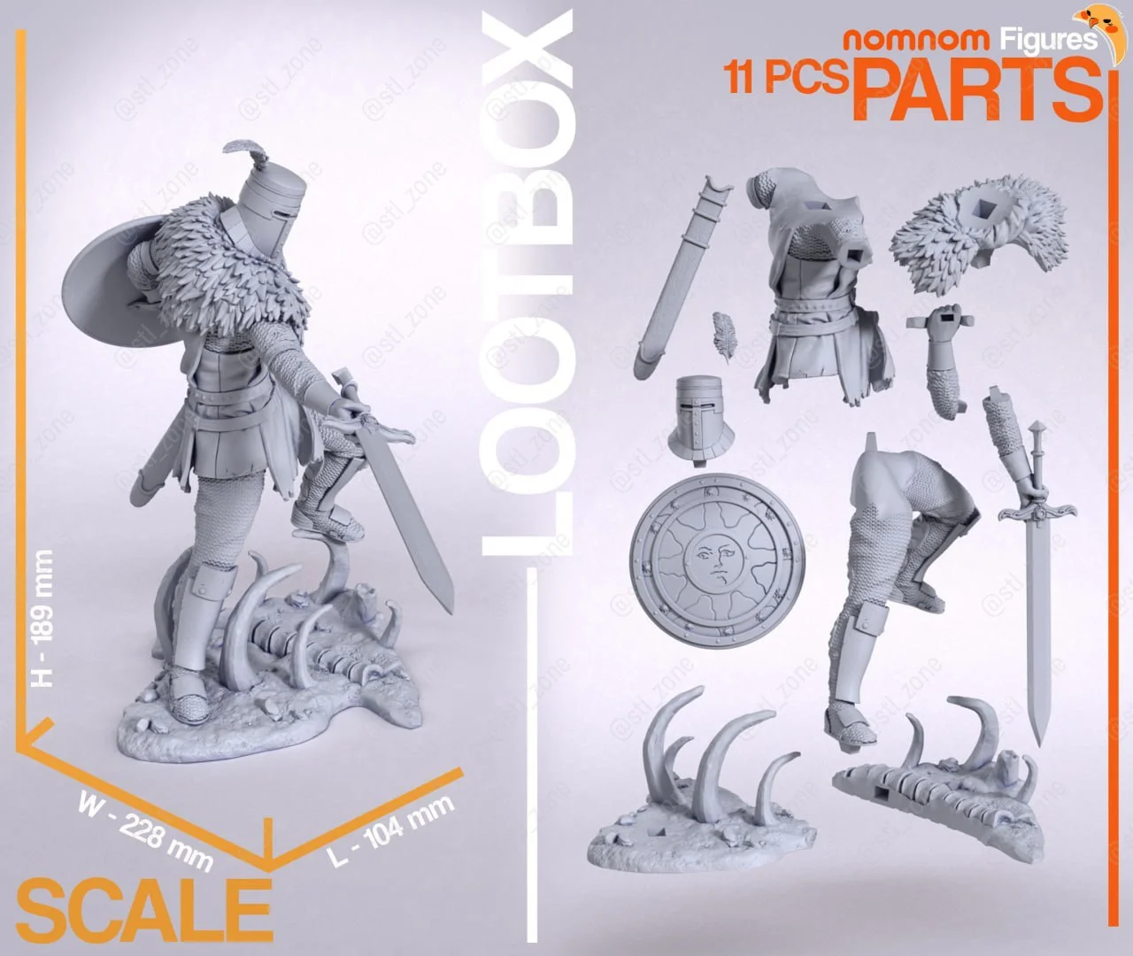 Фигурка Solaire of Astora из игры Dark Souls - миниатюра 3