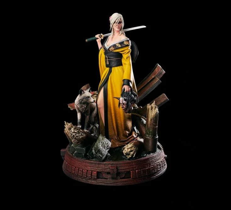 Фигурка Ciri and Kitsune из игры the Witcher 3 - изображение 1
