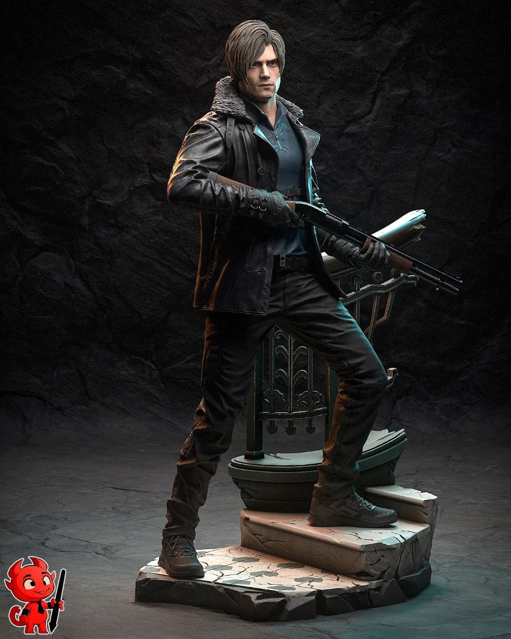 Фигурка Leon S Kennedy из игры Resident Evil 9 - миниатюра 3