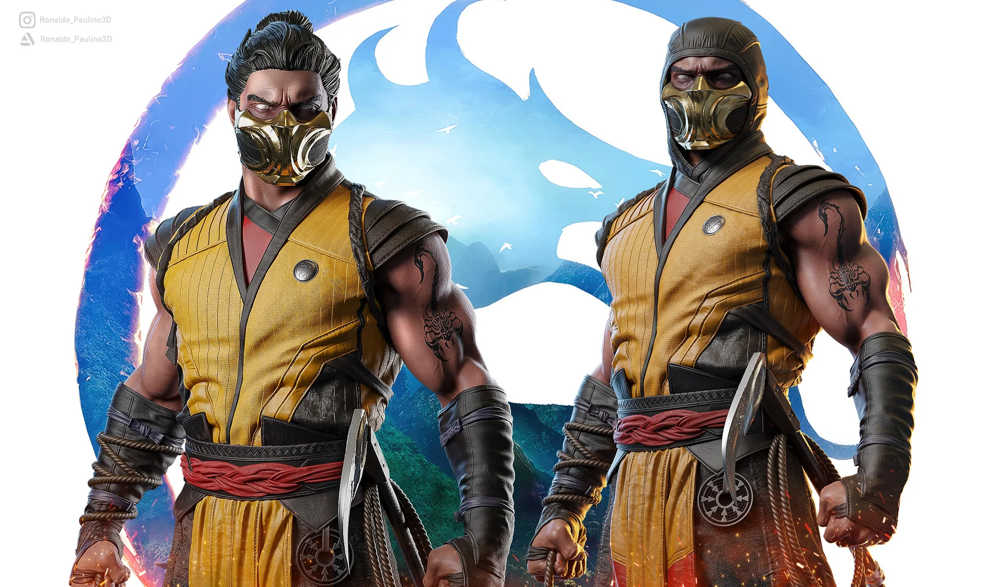 Фигурка Scorpion из игры Mortal Kombat - миниатюра 2