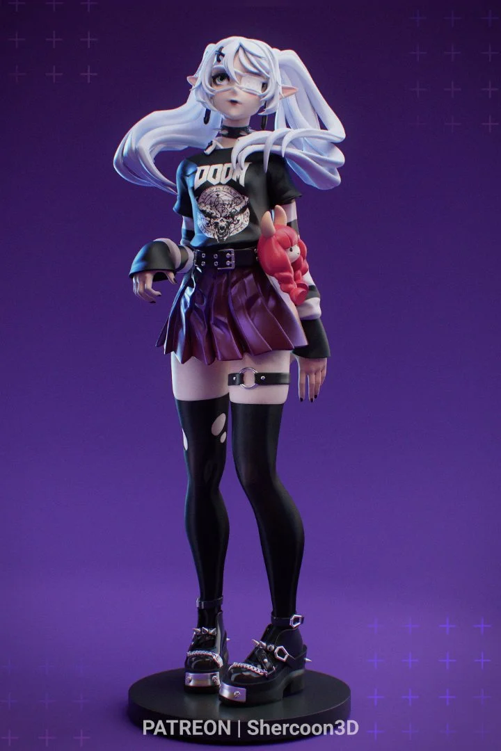 Фигурка Goth Frieren из аниме Sousou no Frieren - миниатюра 3