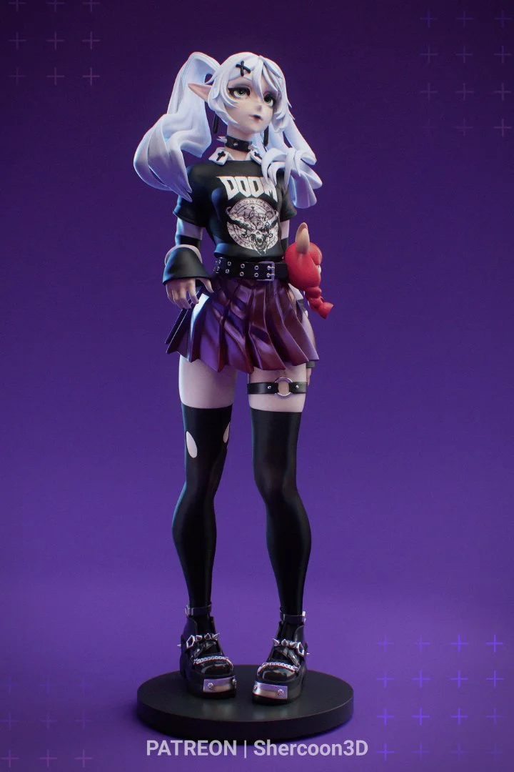Фигурка Goth Frieren из аниме Sousou no Frieren - миниатюра 4