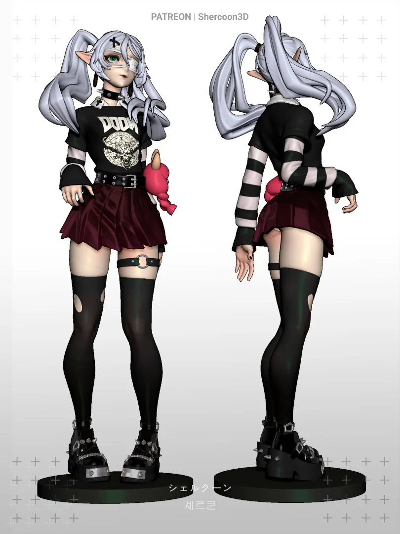 Фигурка Goth Frieren из аниме Sousou no Frieren - миниатюра 7