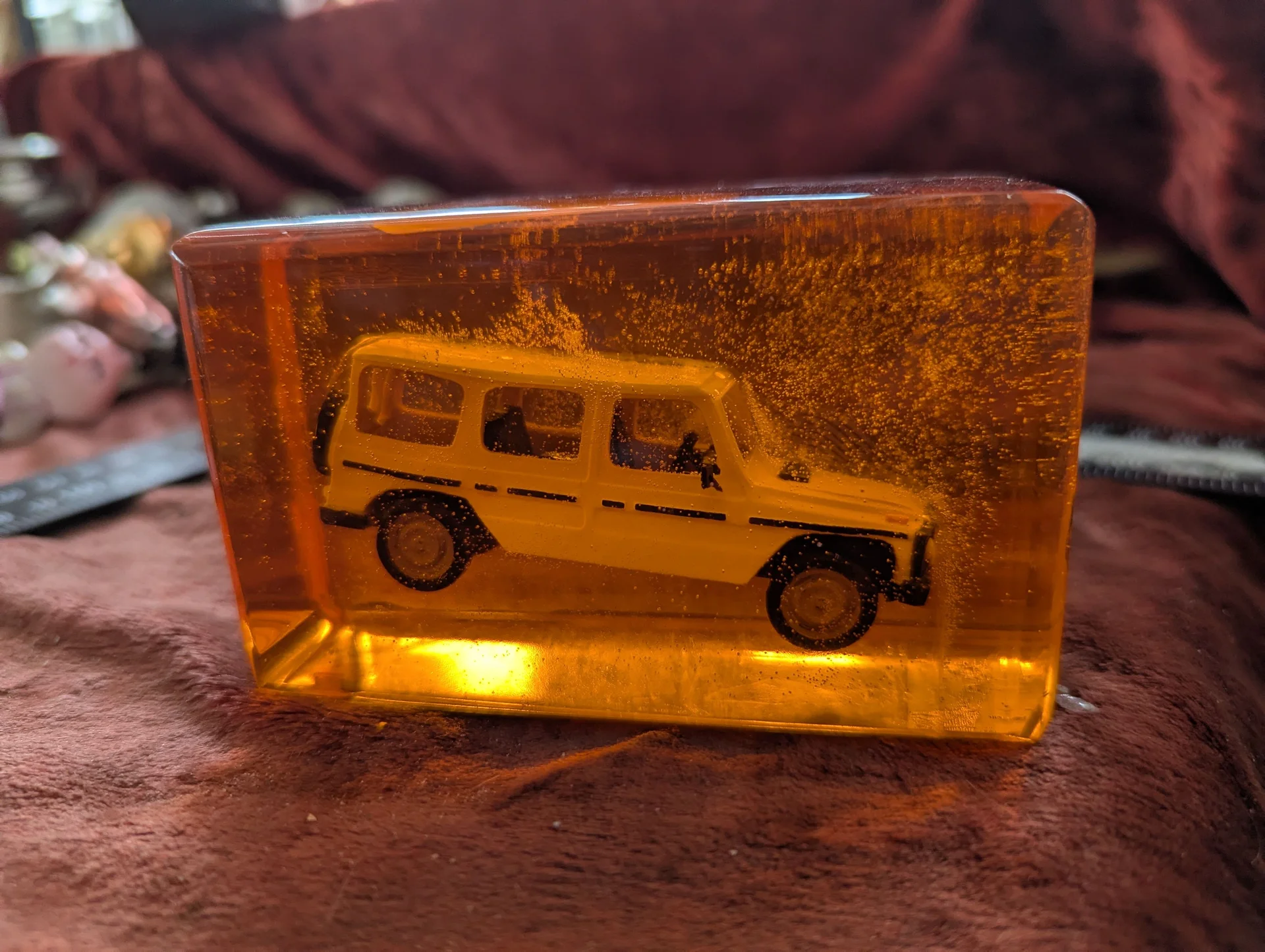 Модель Mercedes-Benz G-Class в смоле - миниатюра 3