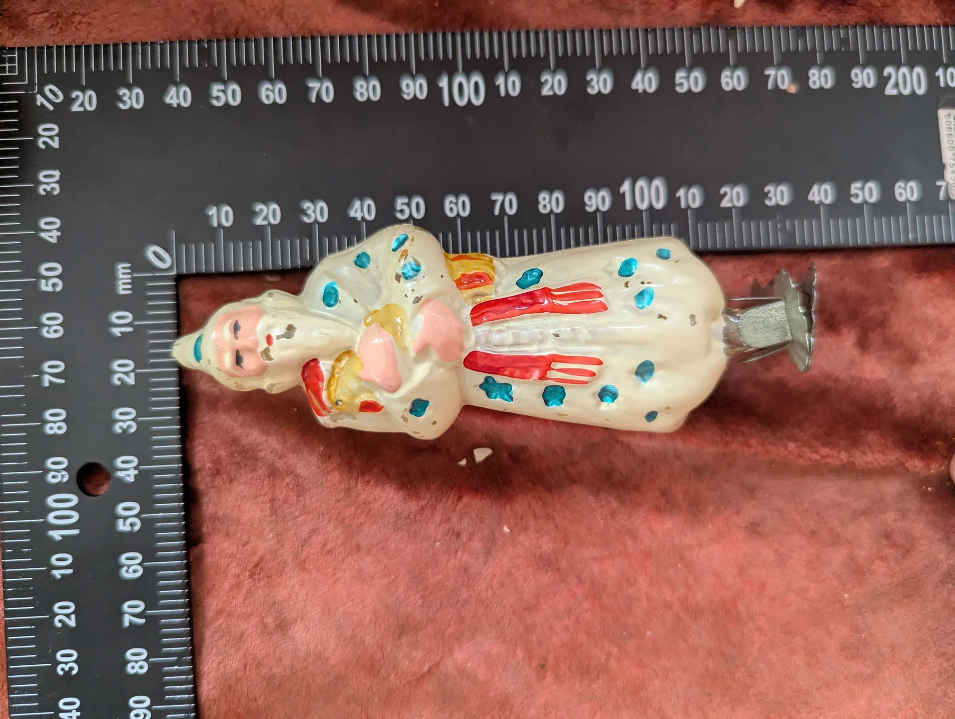 Ёлочная игрушка на прищепке СССР Звездочёт Большой - миниатюра 5