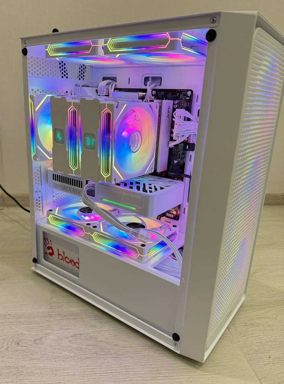 Игровой ПК i5 13600KF/RTX 5060/32Ram WHITE - миниатюра 5
