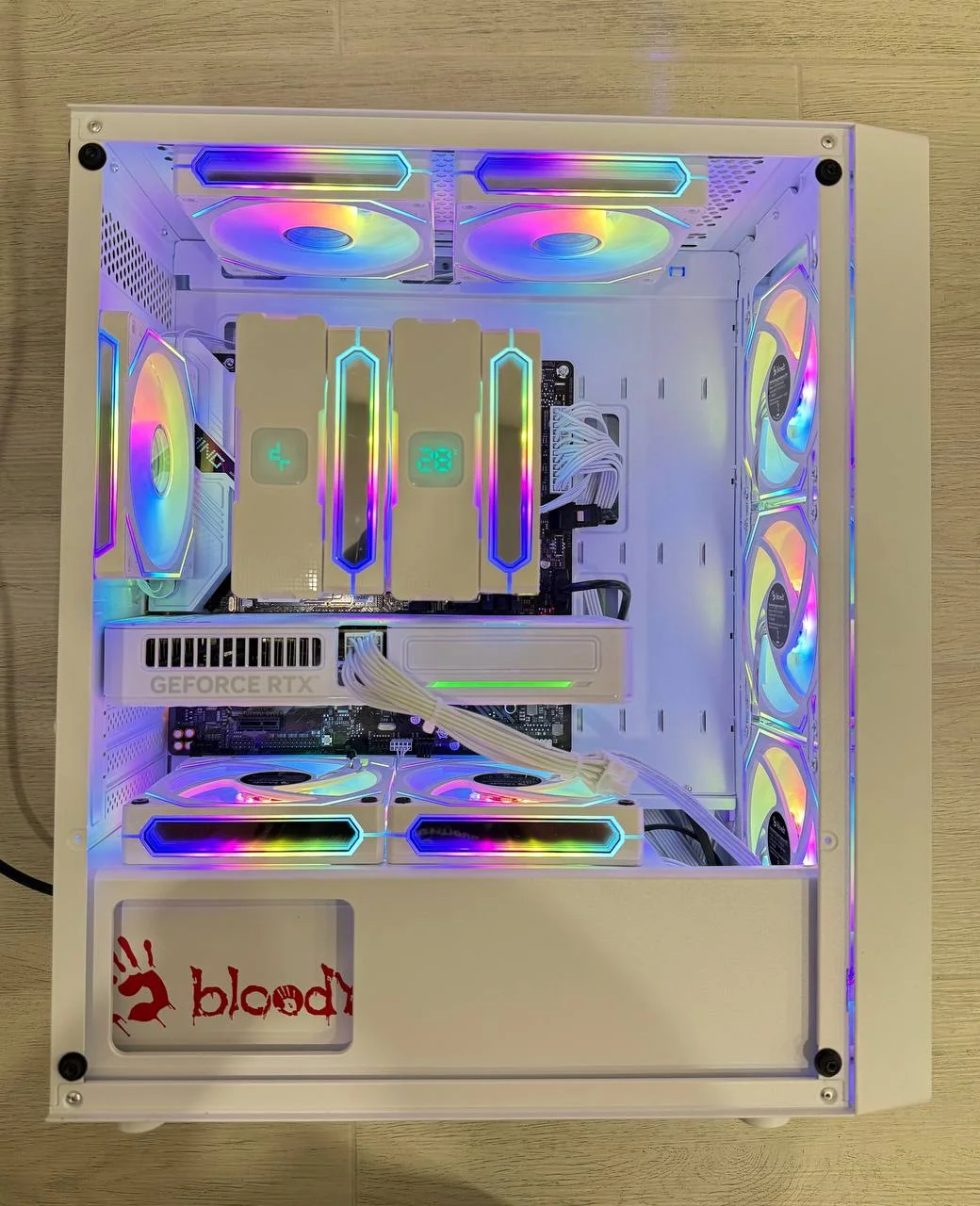 Игровой ПК i5 13600KF/RTX 5060/32Ram WHITE - миниатюра 7