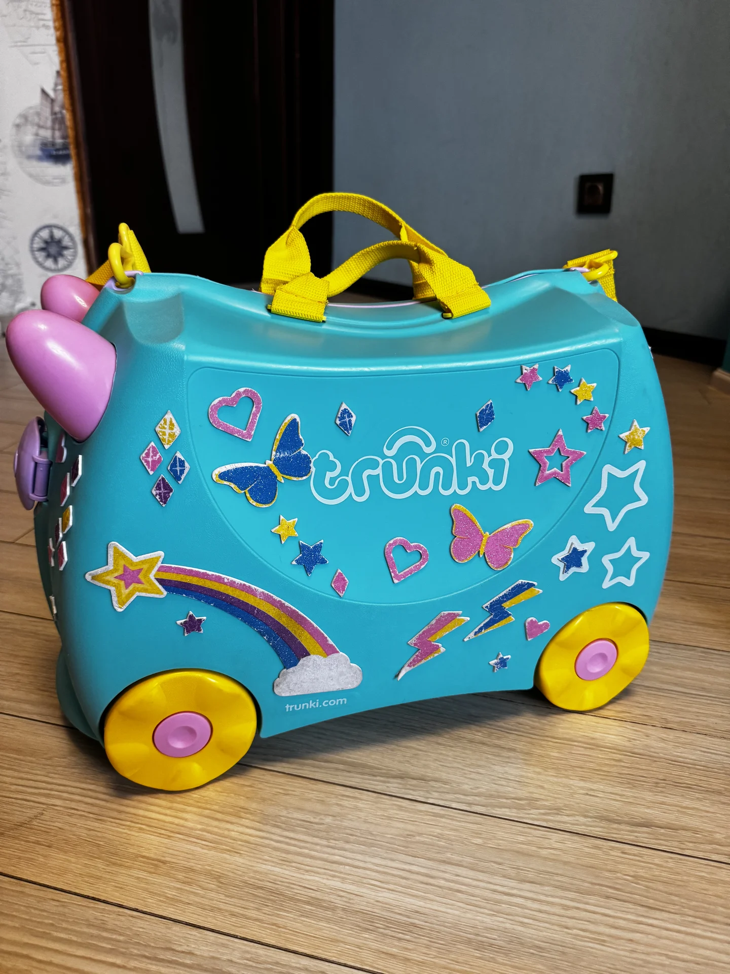 Детский чемодан каталка trunki единорог - изображение 1