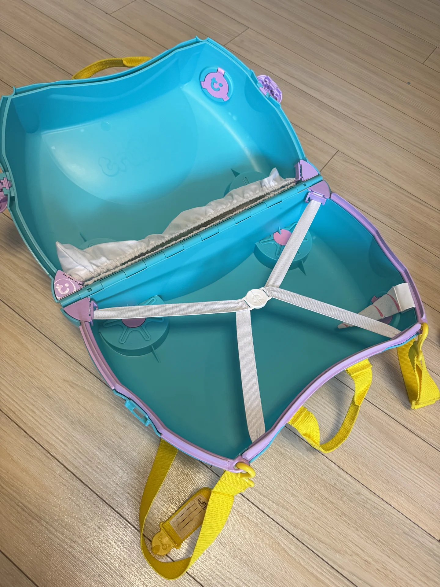 Детский чемодан каталка trunki единорог - миниатюра 5