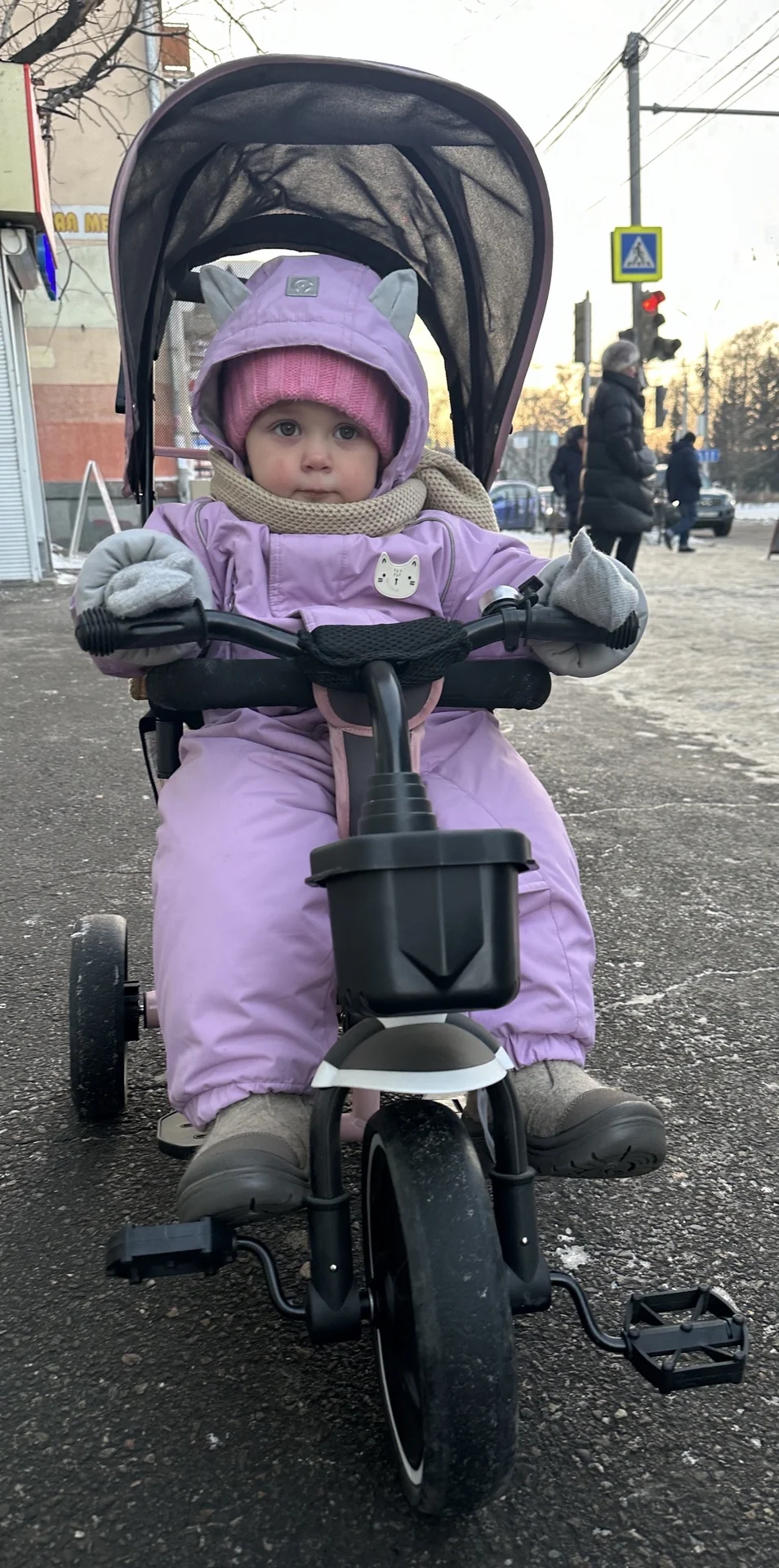 Велосипед с родительской ручкой - миниатюра 5