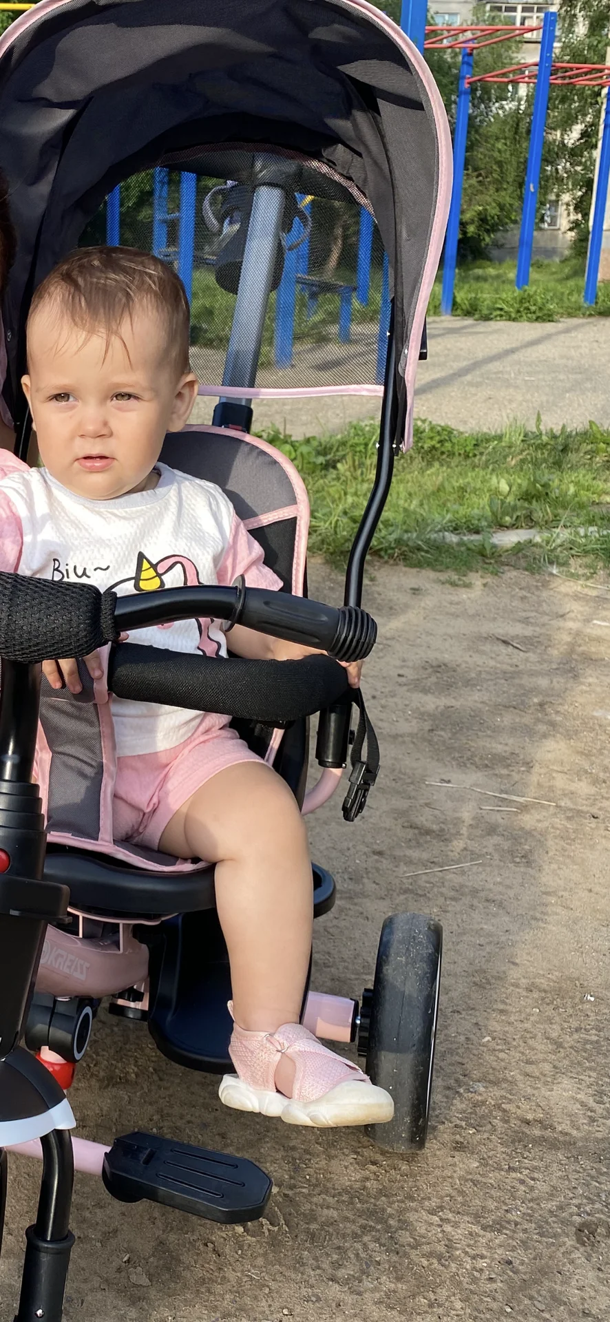 Велосипед с родительской ручкой - миниатюра 6