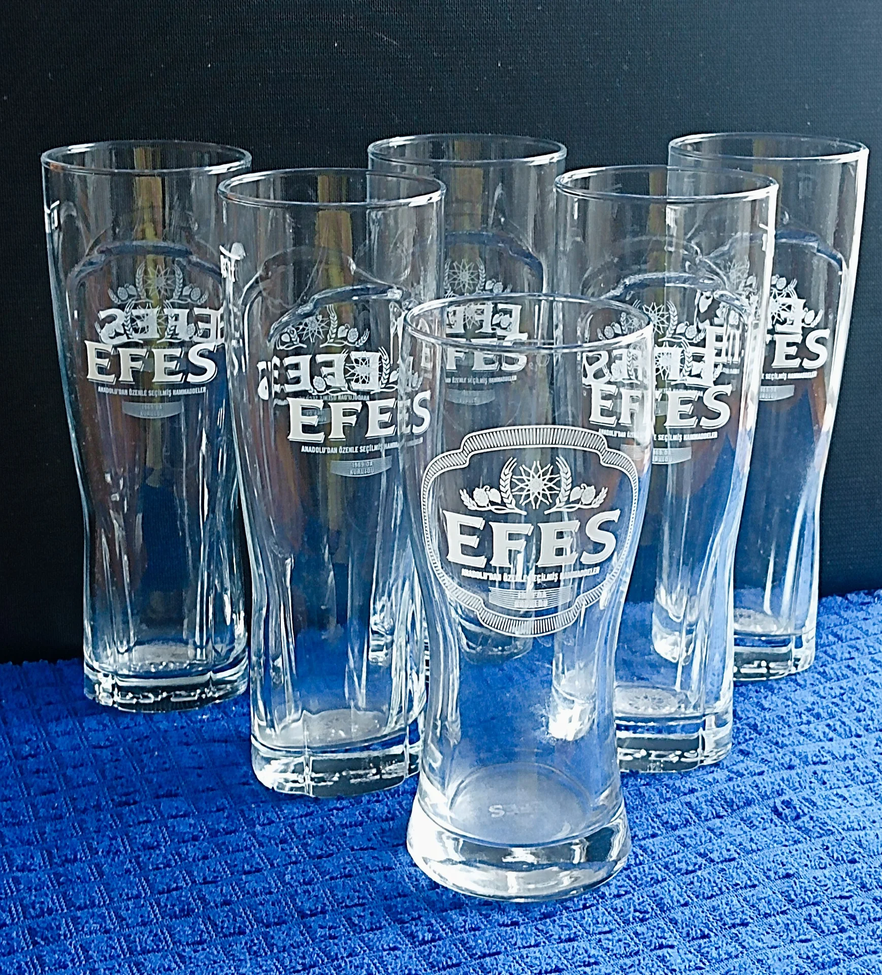 Пивные бокалы Efes 0.3л стекло - изображение 1