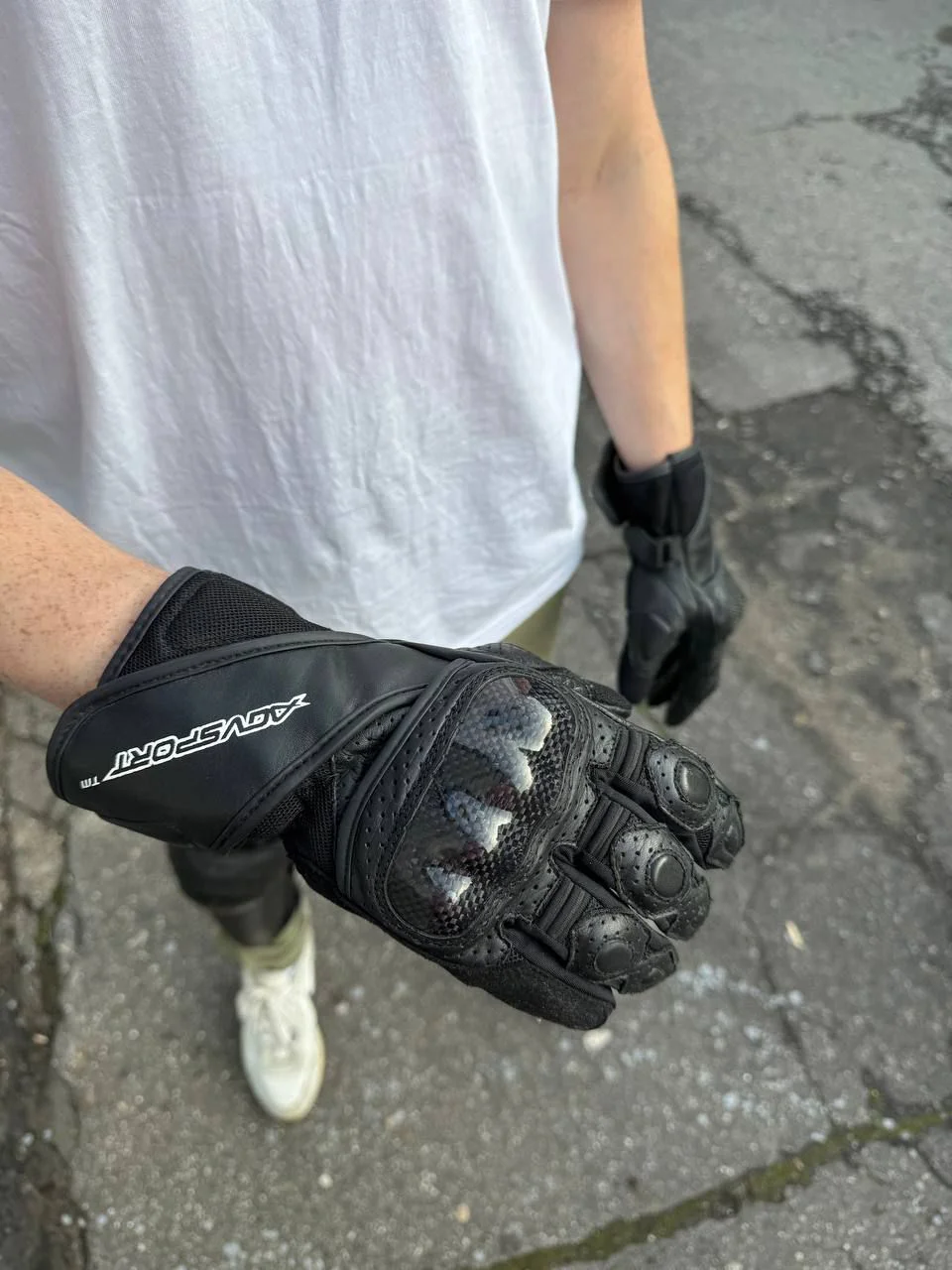 мотоперчатки AGVSport р-р XXS ( XS или S) - миниатюра 2