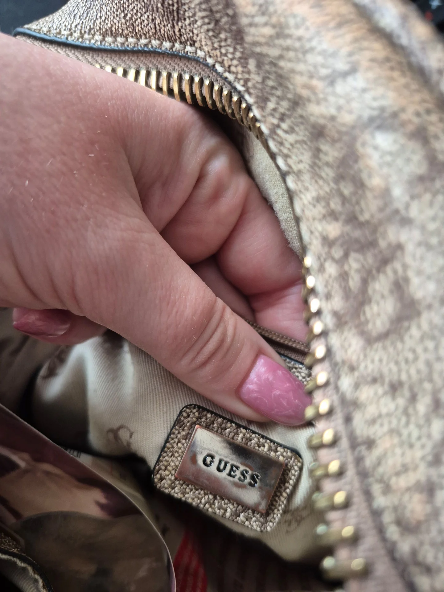 Рюкзак Guess оригинал городской кожезам - миниатюра 6