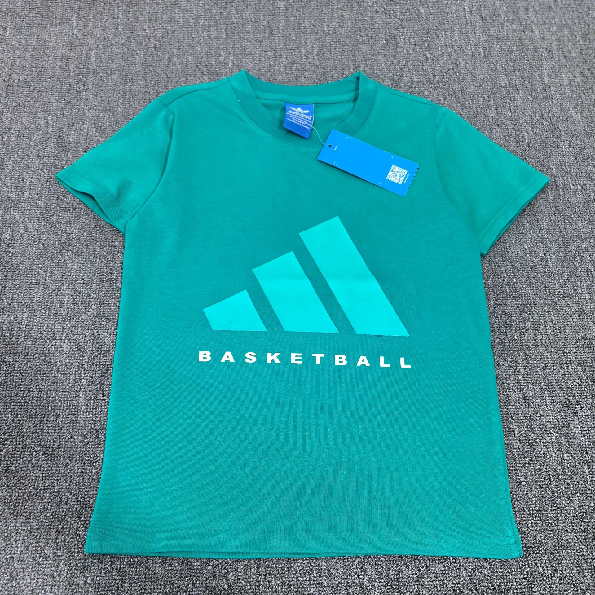 Футболка детская adidas 130 новая | хлопок | унисе - изображение 1