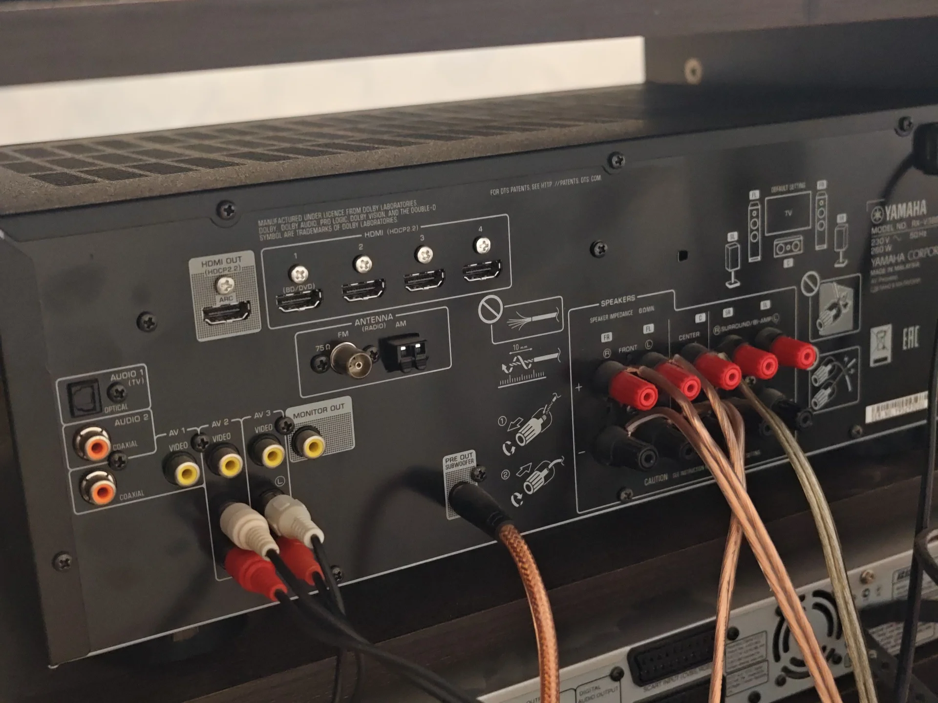 Ресивер Yamaha RX-V385 - миниатюра 5
