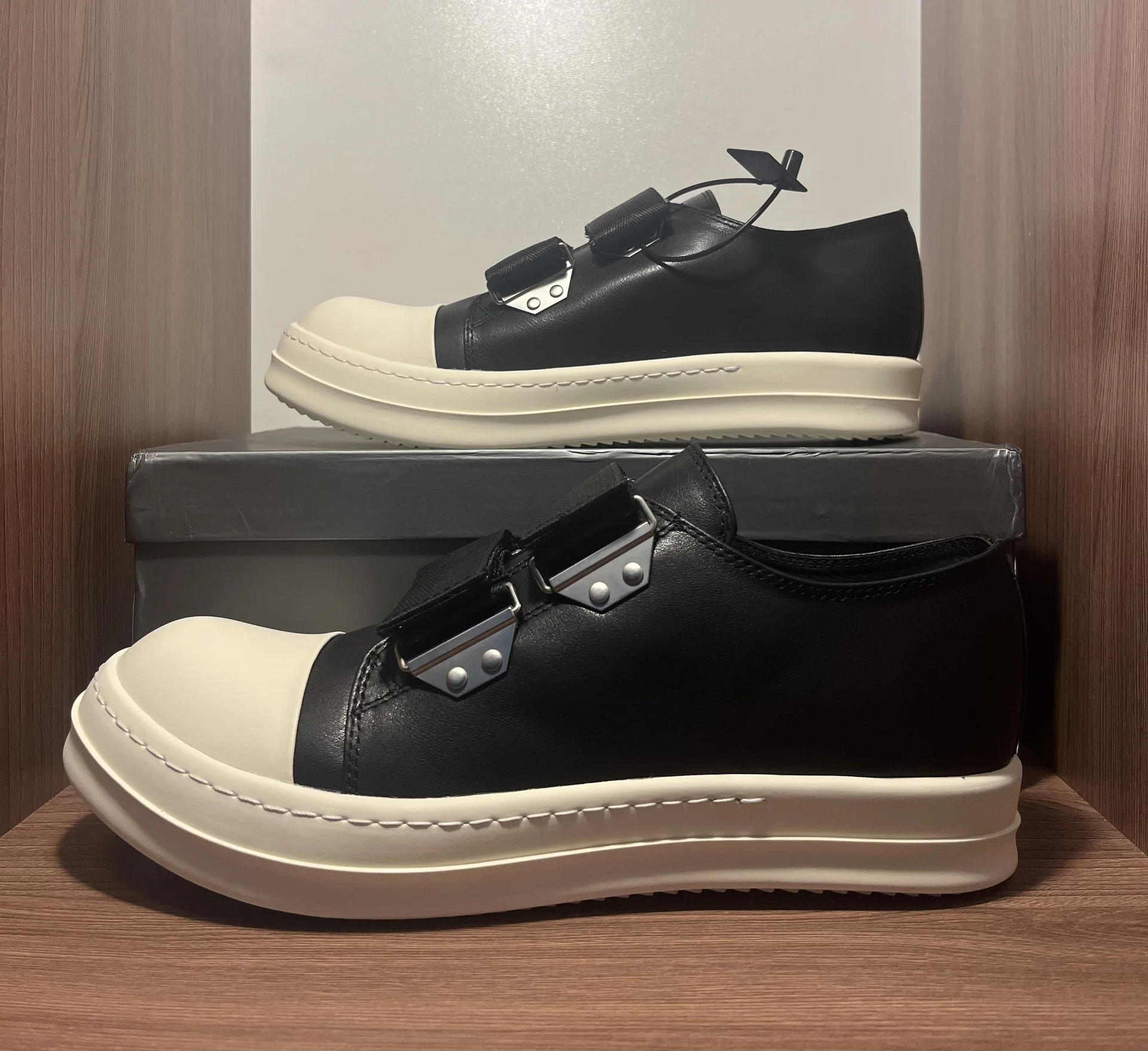 Кеды Rick Owens low strap - миниатюра 2