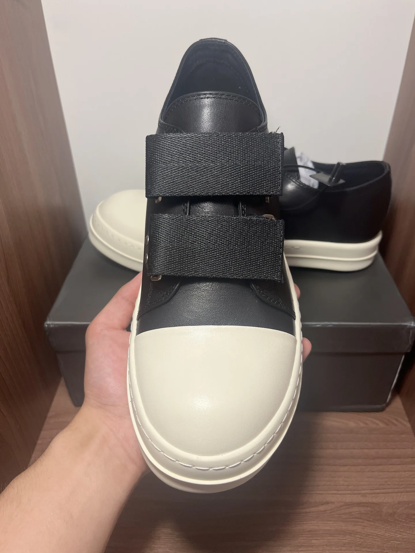 Кеды Rick Owens low strap - миниатюра 3