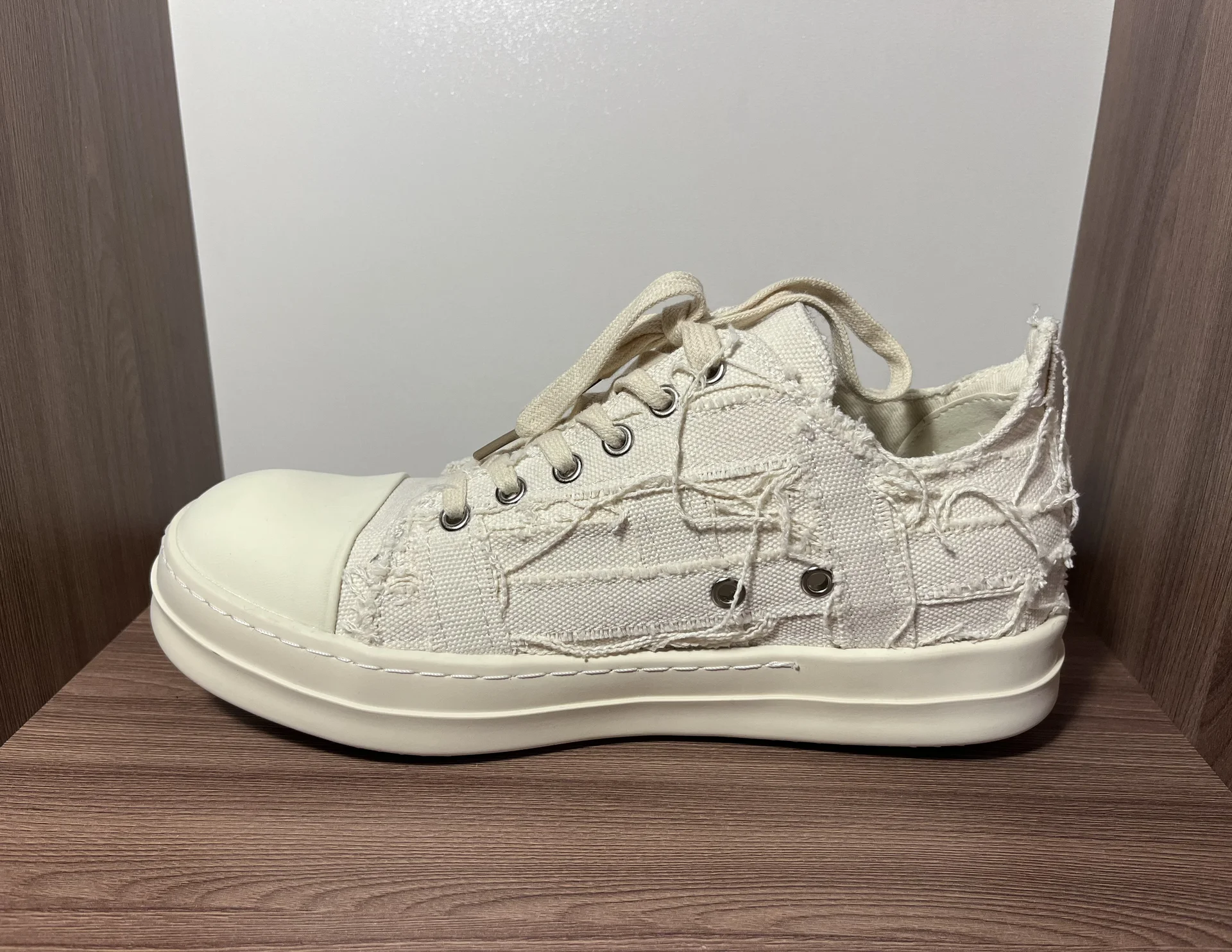 кеды rick owens ramones distressed - миниатюра 6