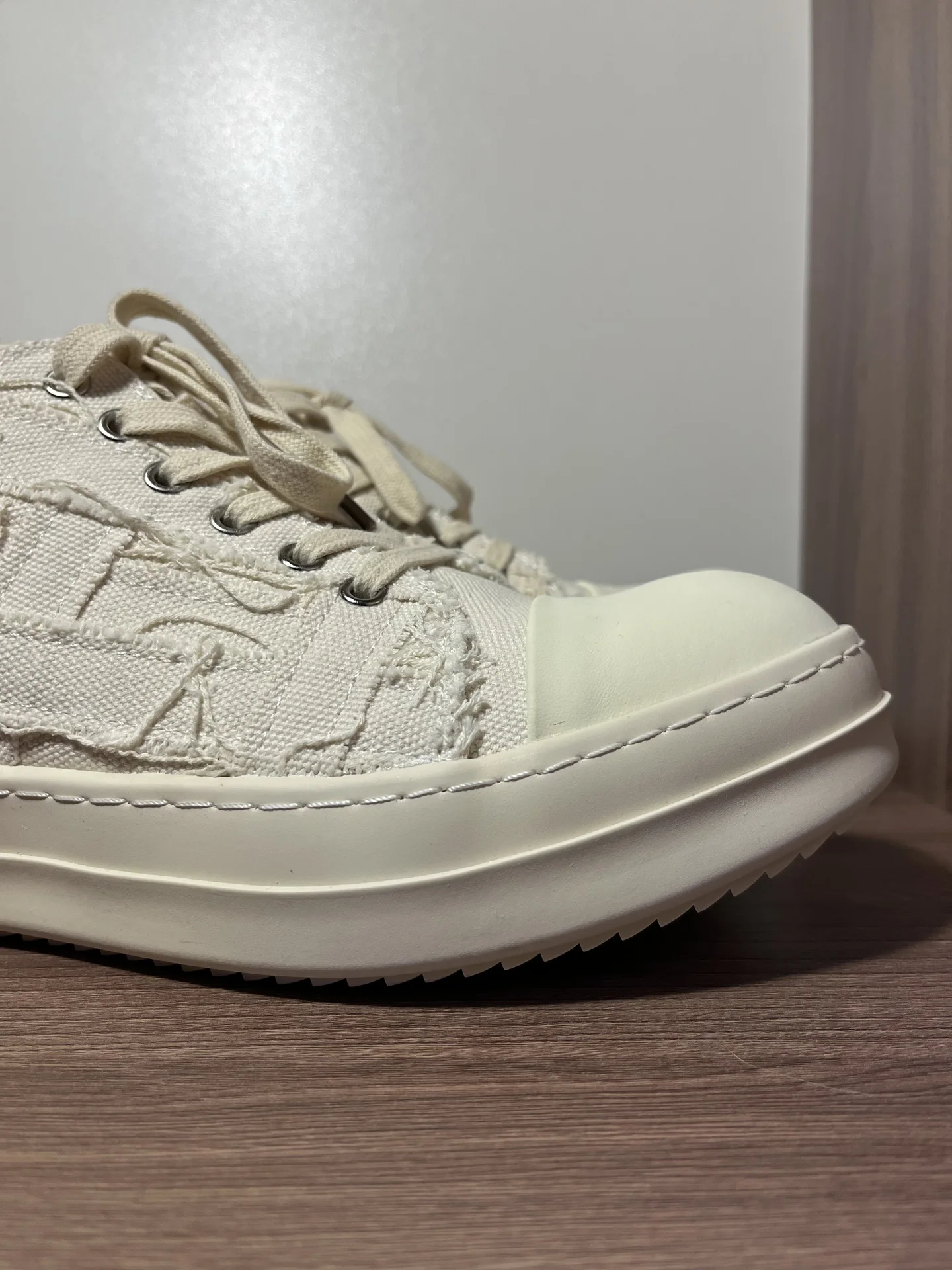 кеды rick owens ramones distressed - миниатюра 7