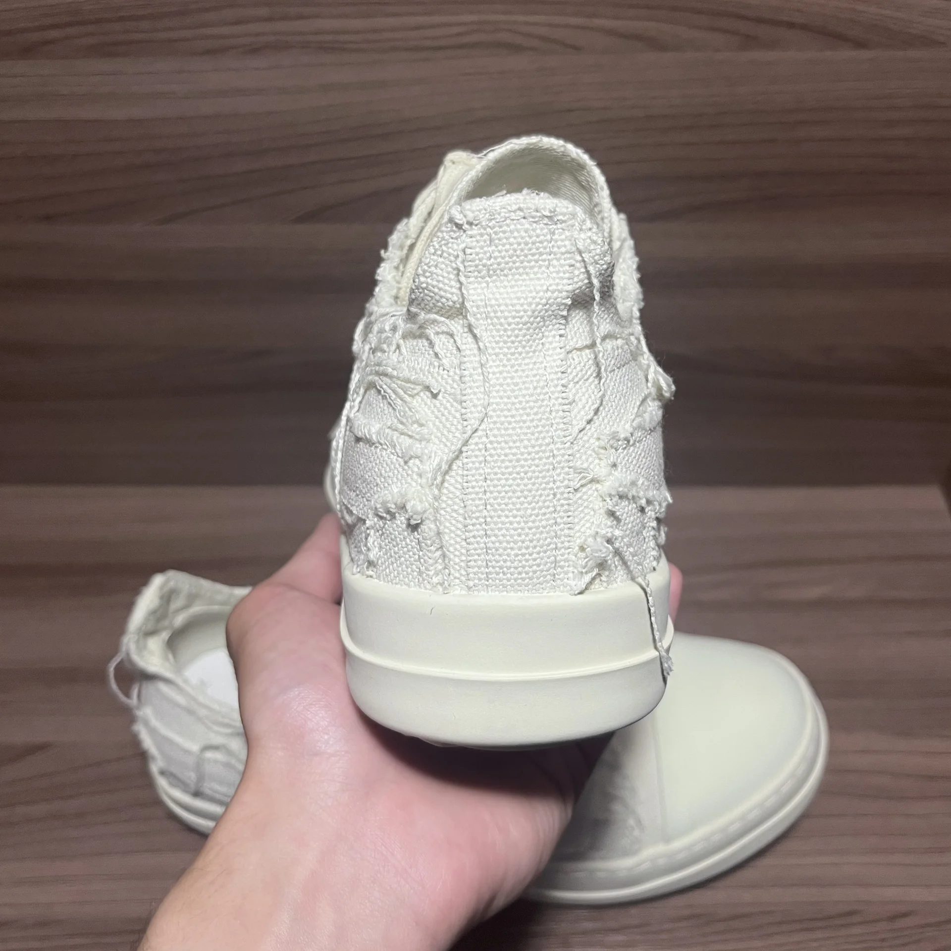 кеды rick owens ramones distressed - миниатюра 5