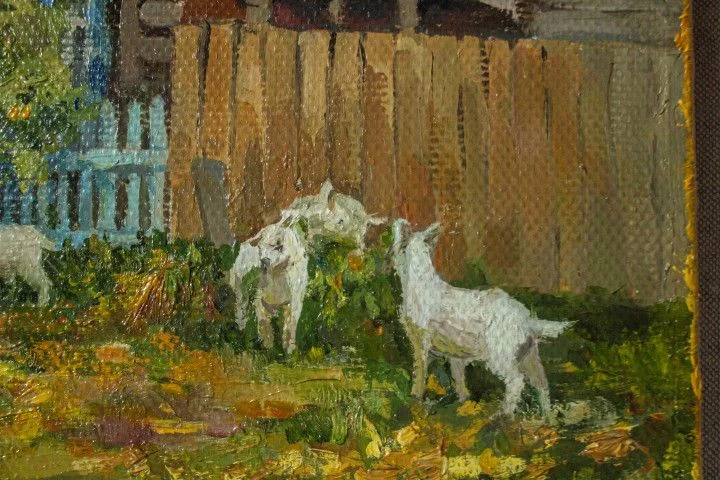 "Осенний дворик в Торгашино" - миниатюра 4
