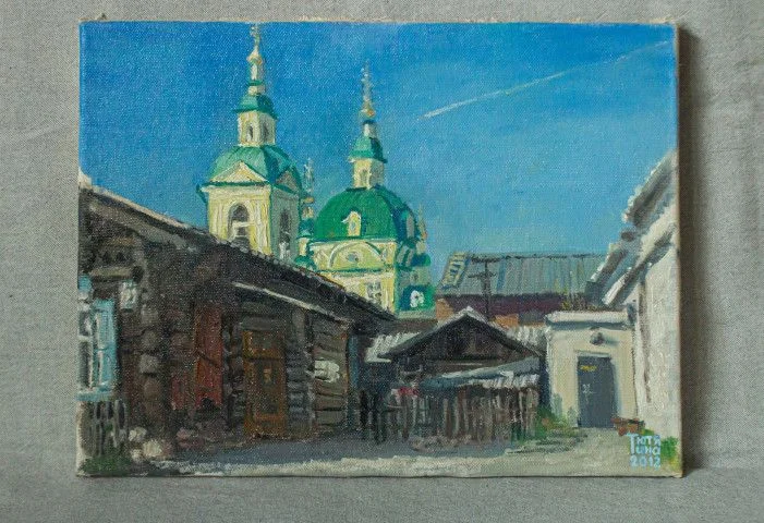 "Старый закоулок за Собором Благовещения" - изображение 1