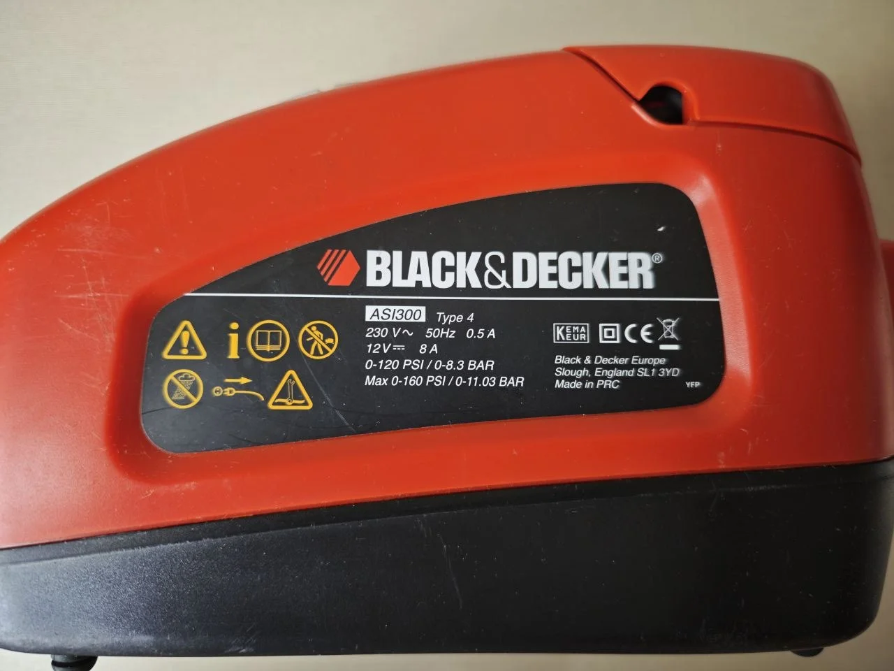 Компрессор автомобильный Black&Decker - миниатюра 4