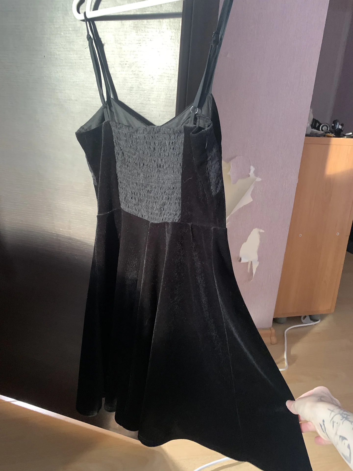 платье женское бархатное мини Topshop 42 размер - миниатюра 2