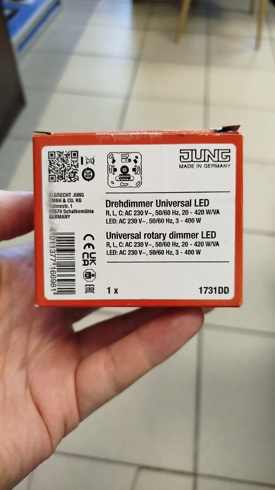 Роторный диммер универсальный LED с инкрементальным датчиком с входом для спутниковых устройств, Jun - миниатюра 3