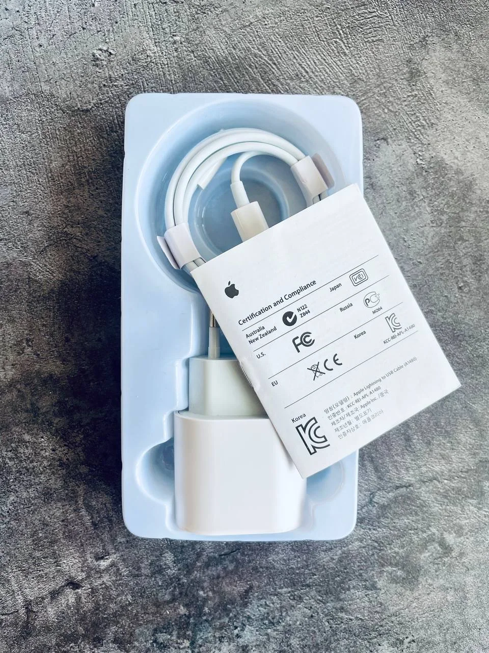Комплект быстрой зарядки Apple 20W - миниатюра 4