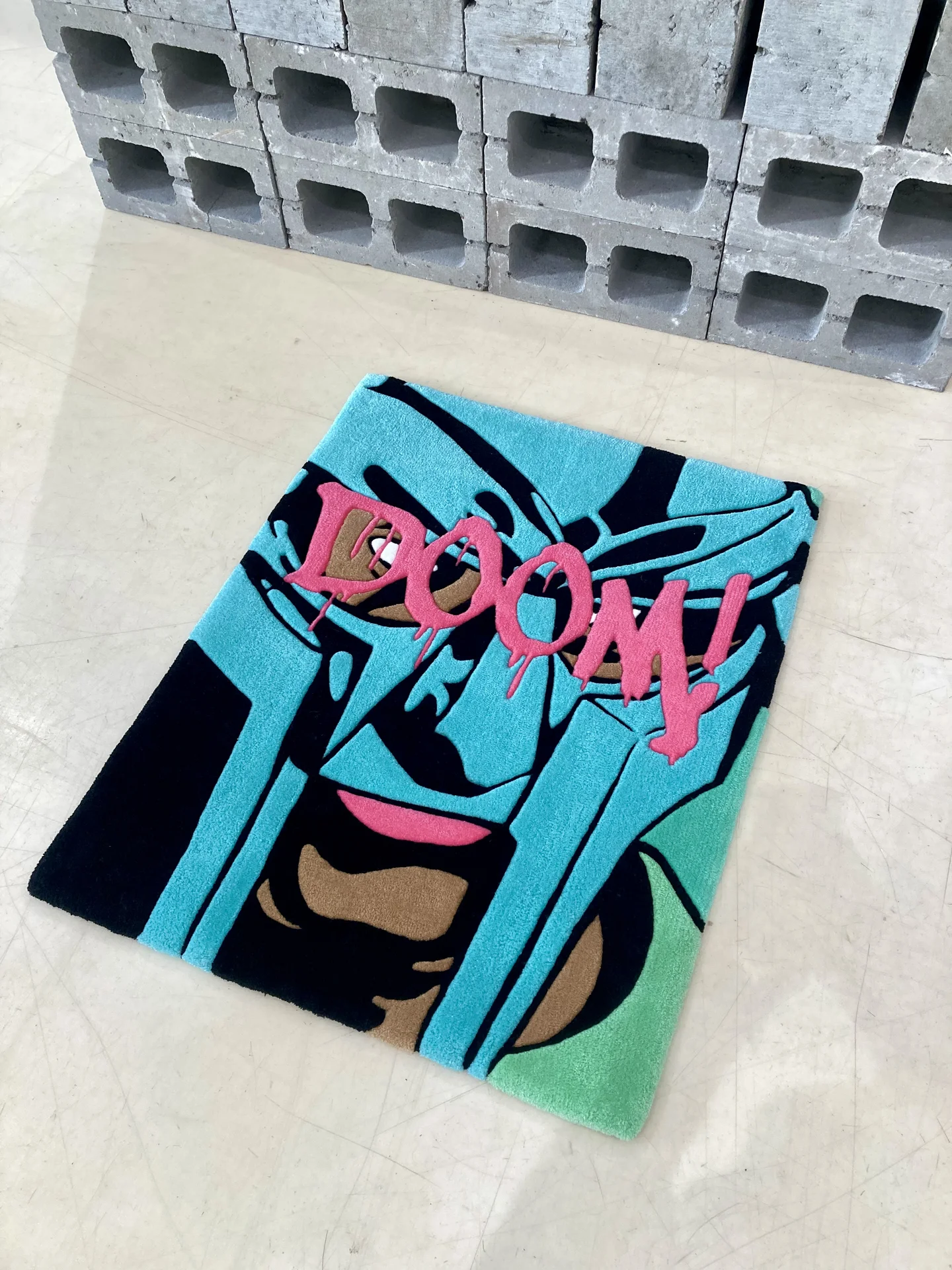 MF DOOM тафтинговый ковер - миниатюра 3