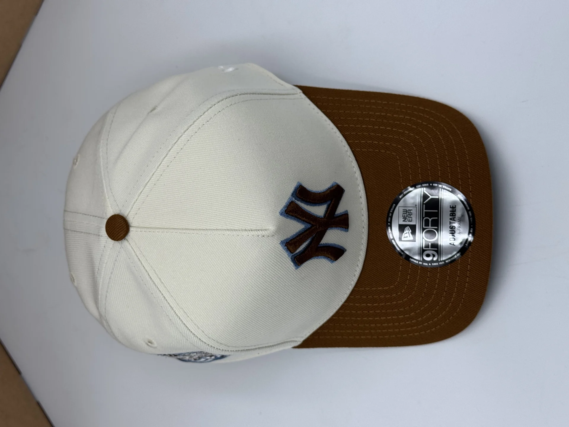 Бейсболка New Era A-Frame NY Yankees Chrome/Brown - миниатюра 4