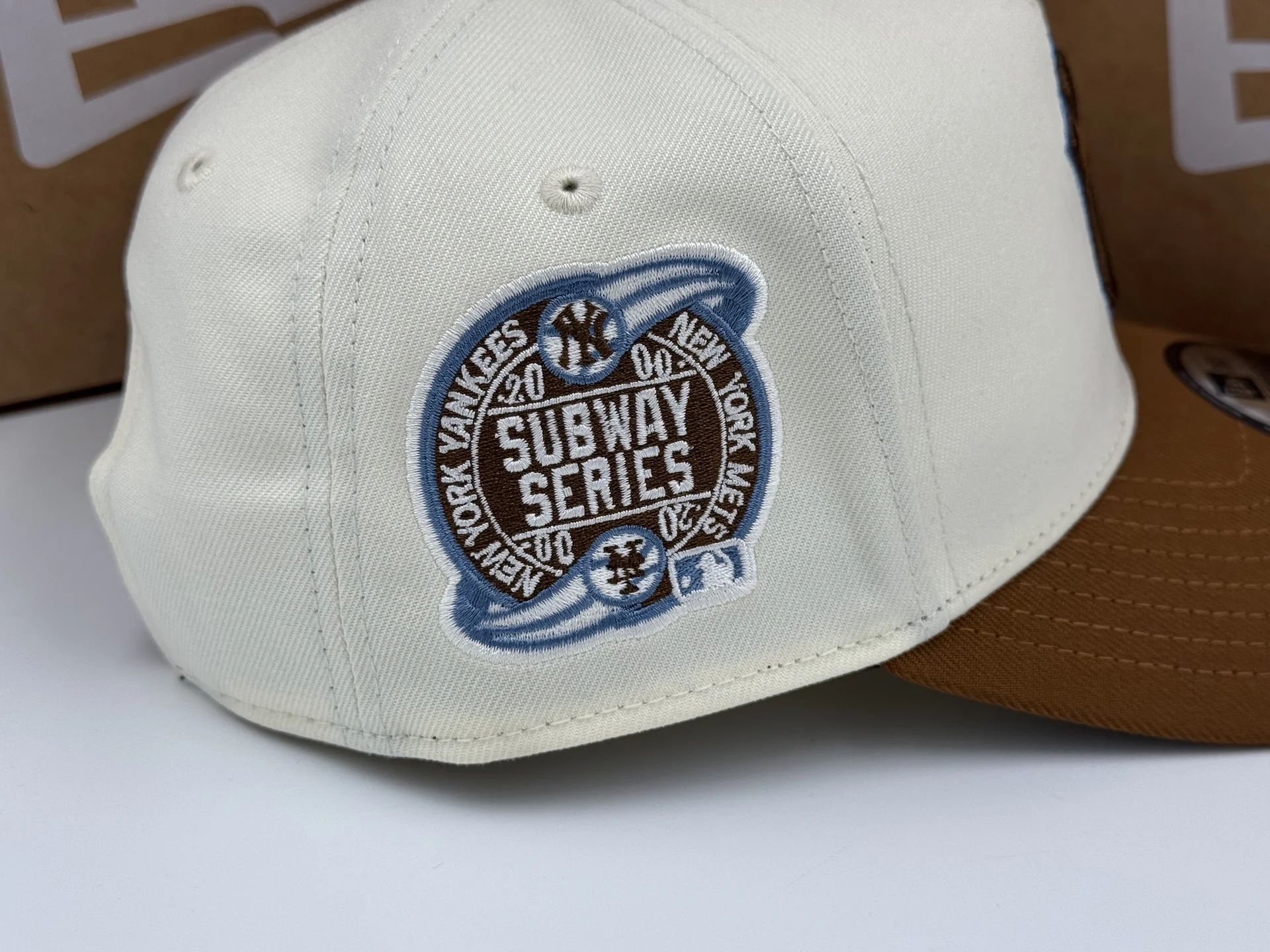 Бейсболка New Era A-Frame NY Yankees Chrome/Brown - миниатюра 6