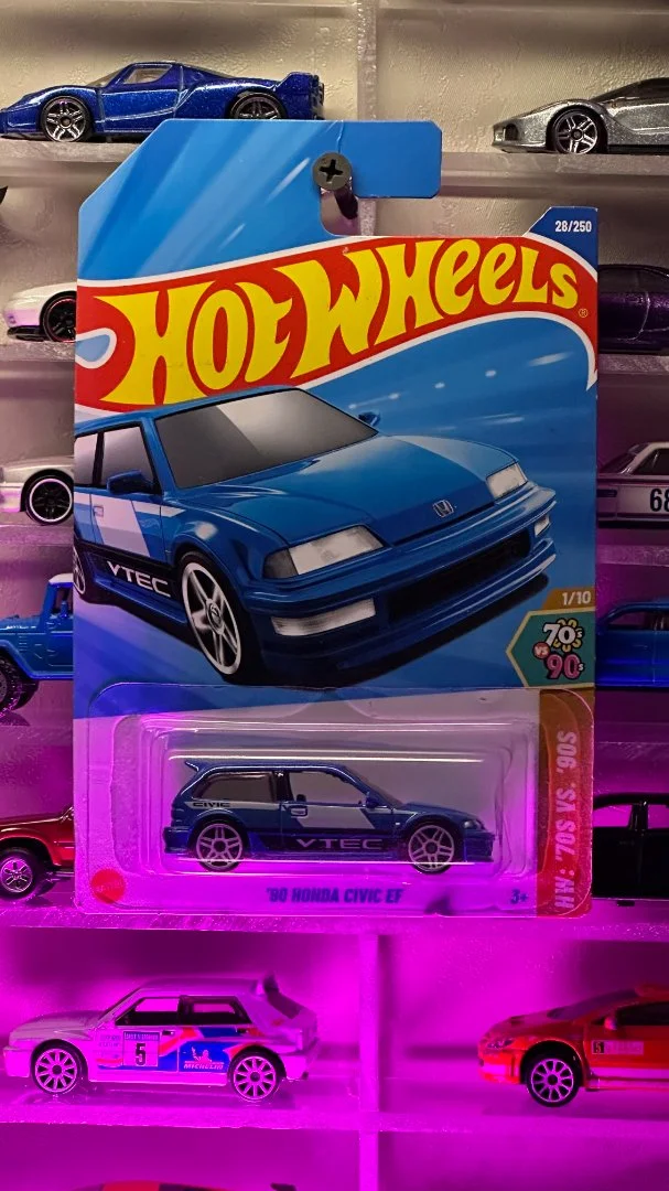 Hot Wheels '90 Honda Civic EF(blue) - изображение 1