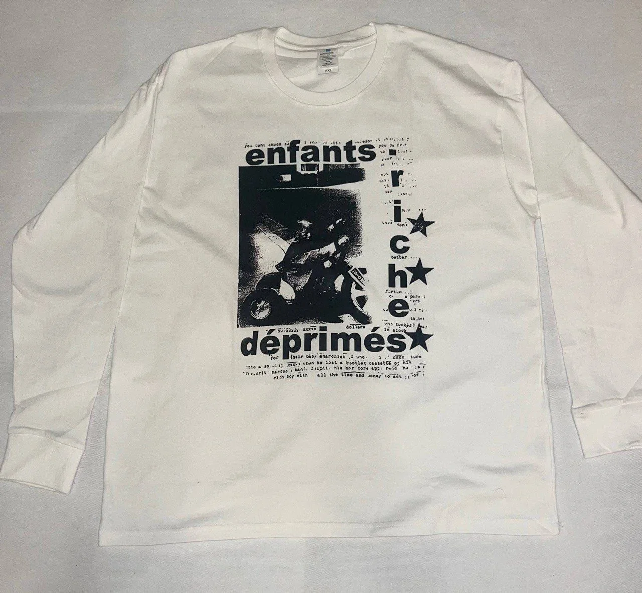 Enfants riches deprimes лонгслив белый Erd - изображение 1