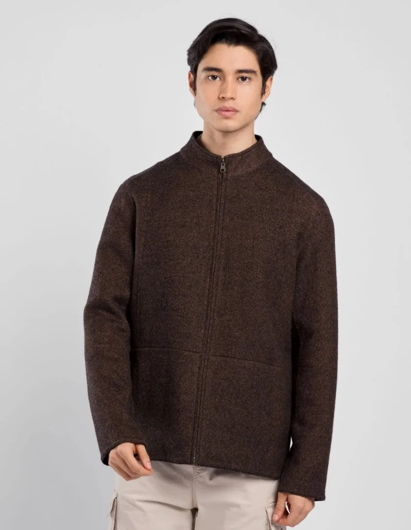 Эксклюзивная мужская куртка Baby Alpaca / Bolivia / Premium / Новая / XL - миниатюра 3