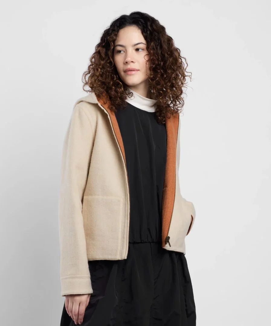 Эксклюзивная женская куртка Baby Alpaca / Bolivia / Premium / Новая / S - миниатюра 4