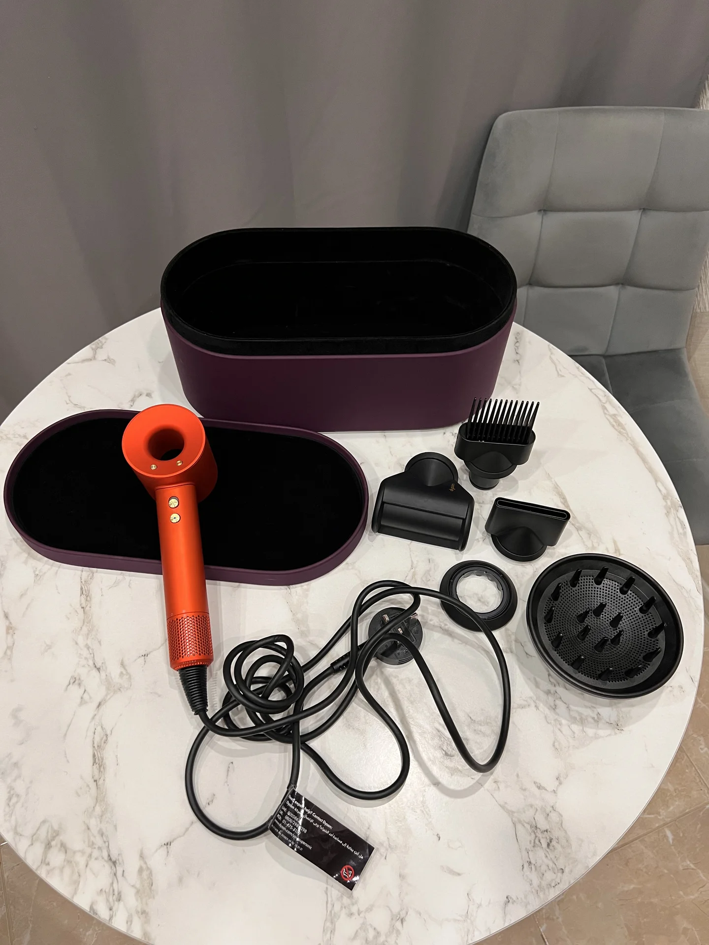 Фен Dyson HD07 Topaz Orange Gift Edition - миниатюра 2