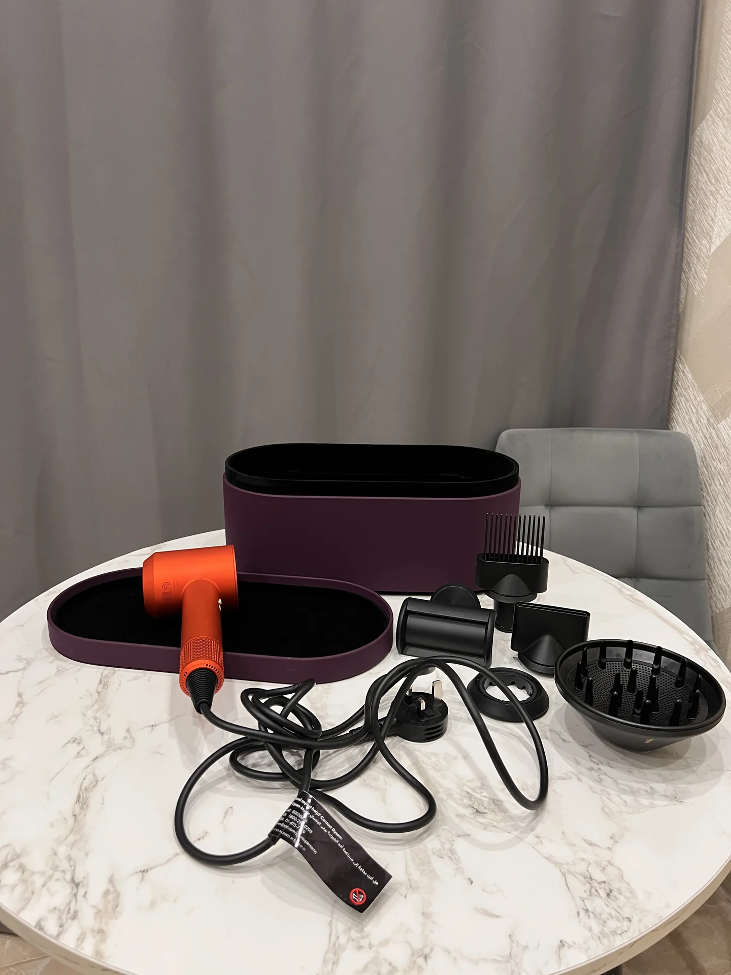 Фен Dyson HD07 Topaz Orange Gift Edition - миниатюра 5