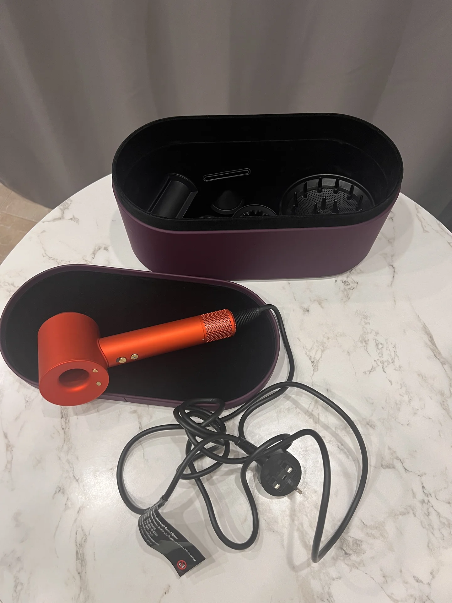 Фен Dyson HD07 Topaz Orange Gift Edition - миниатюра 9