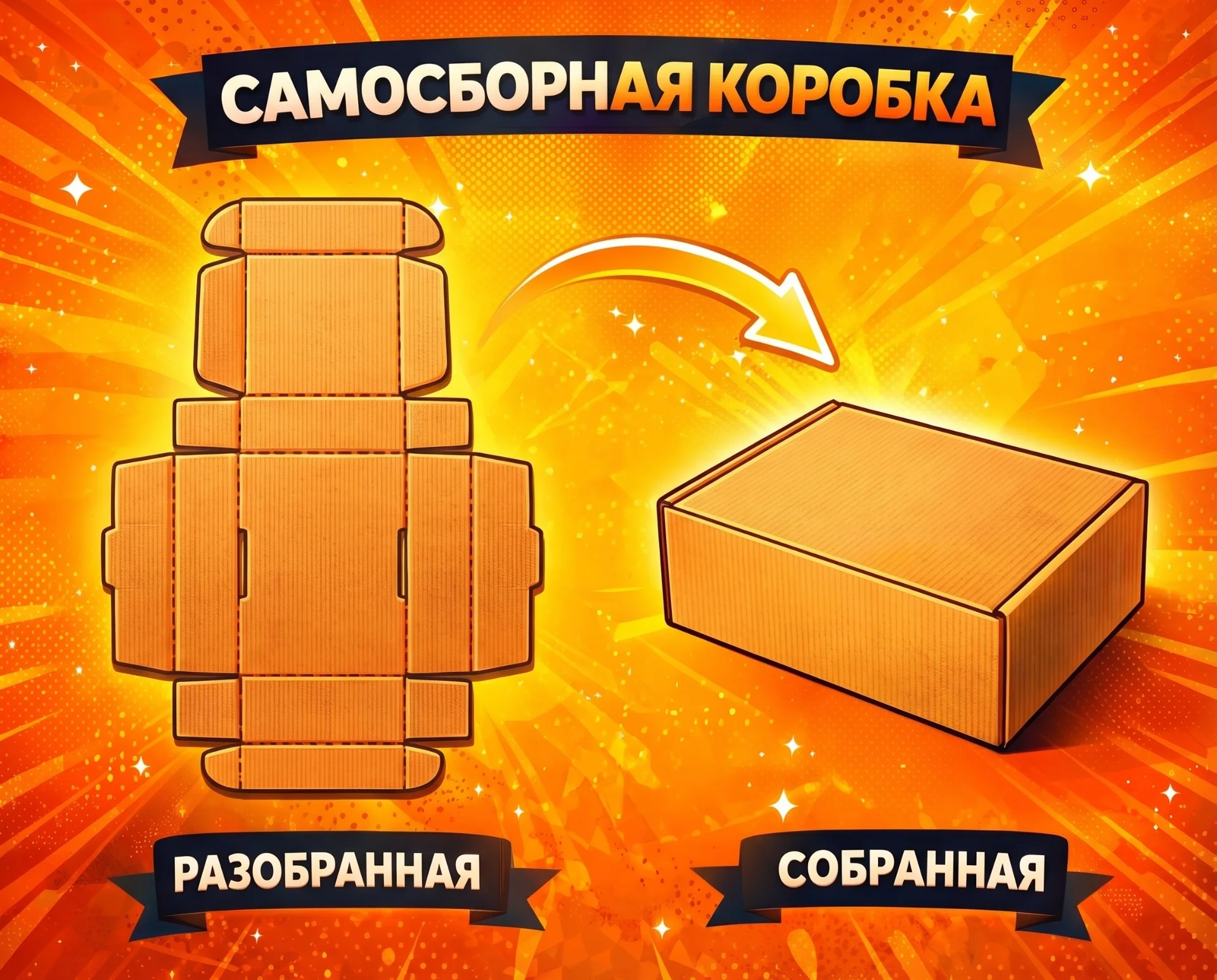 Коробки самосборные - миниатюра 3